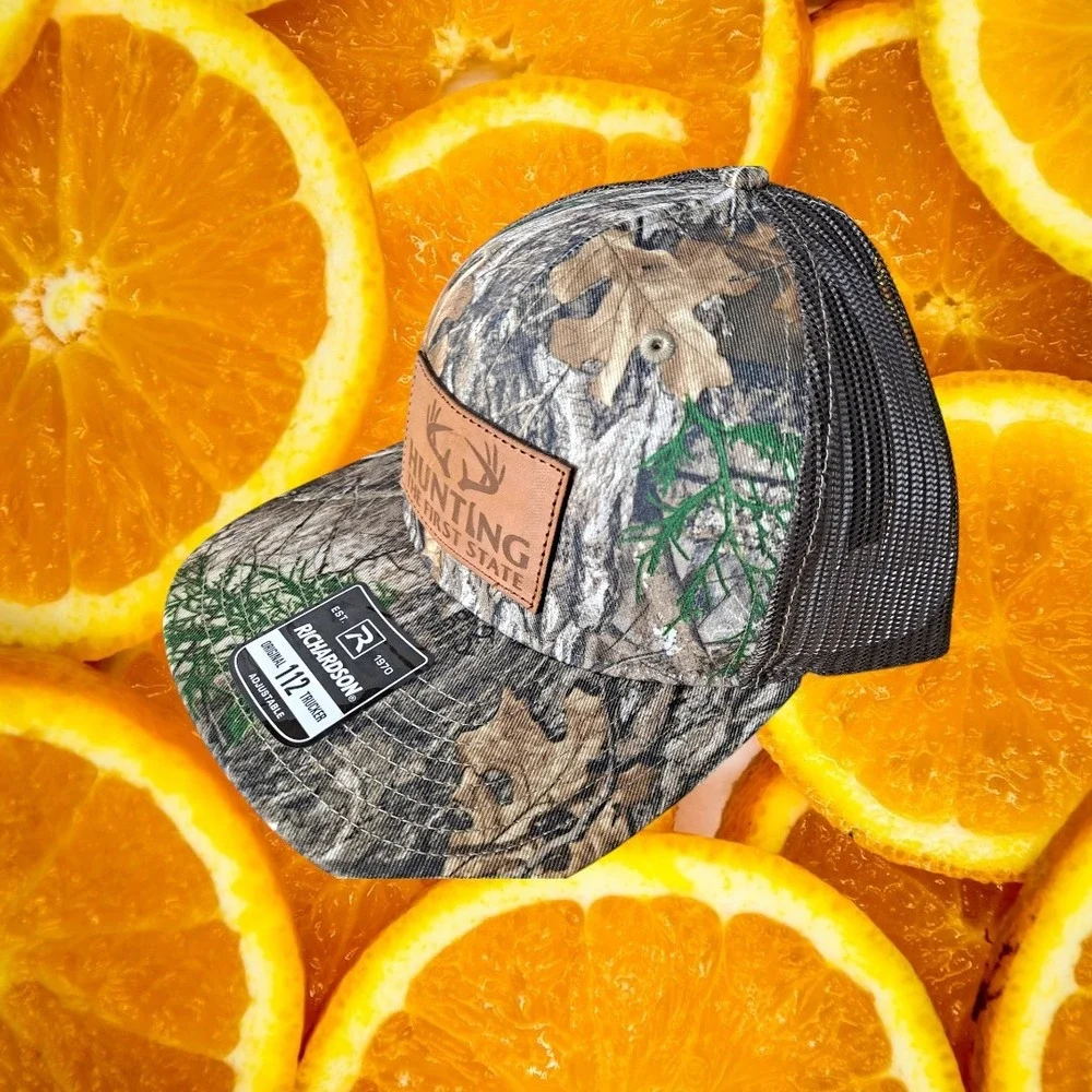 Richardson 112 Trucker Hat Realtree Edge Camo Hunting The First‎ State
